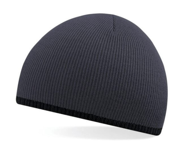 Two-Tone Beanie Knitted Hat