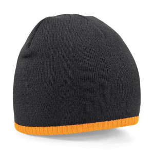 Two-Tone Beanie Knitted Hat - Reklamnepredmety