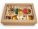 Set of honey, nuts in honey, and mead in a corrugated cardboard box - 811 - variant 