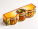Set of nuts in honey in a printed cardboard box - 829 - variant 