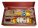 Set of mead + honey + candle in a wooden burgundy box - sada-3-druhov-medov-s-medovinou-v-stojanceku - variant