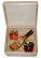 Set of 2 honeys with mead in a finely varnished box - sada-3-druhov-medov-s-medovinou-v-stojanceku - variant