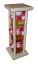 Set of 3 honeys in antique columns - sada-3-druhov-medov-s-medovinou-v-stojanceku - variant