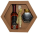 Dried cranberries in honey and mead in a hexagonal carton - sada-3-druhov-medov-s-medovinou-v-stojanceku - variant