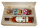 Set of mead + honey + dried cranberries in honey in a wooden box Natur - sada-3-druhov-medov-s-medovinou-v-stojanceku - variant