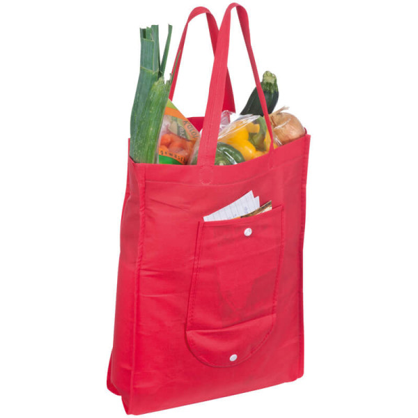 Foldable non-woven shopping bag