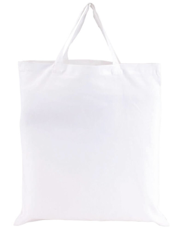 Cotton bag "Pure" with short handles