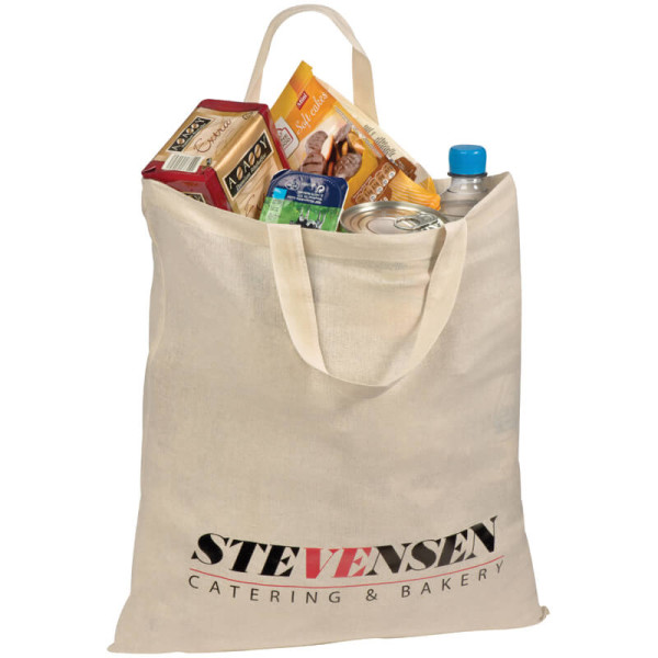 Short-handled shopping bag