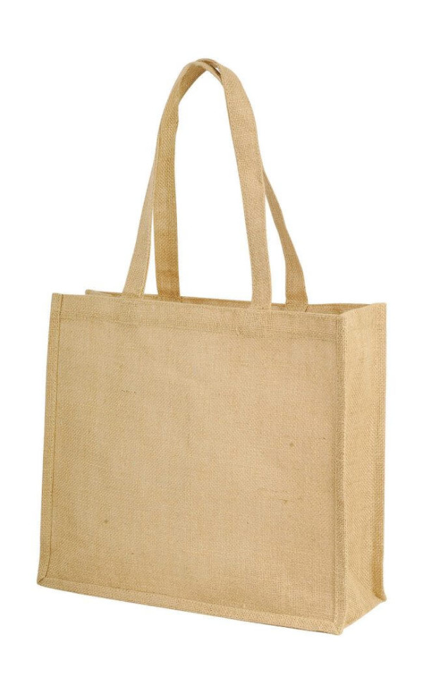 Long Handled Jute Shopper Bag