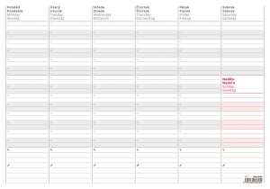 Weekly planning map A3