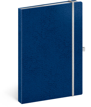 NOTIQUE Notes Vivella Classic modrý/červený, linajkovaný, 15 x 21 cm - Reklamnepredmety