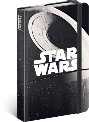 NOTIQUE Notes Star Wars – Death Star, linajkovaný, 11 x 16 cm - Reklamnepredmety