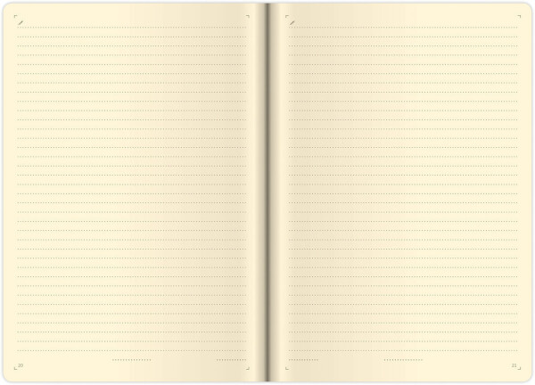 Notebook Double Blue L lined