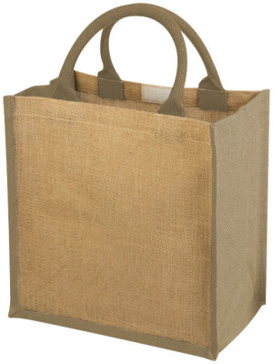Chennai jute tote bag 16L - Reklamnepredmety