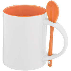 Mug with spoon - Reklamnepredmety