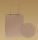 Brown bags with a twisted paper strapped paper - hneda-pruzkovany - variant