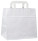 Flat-bladed bags - papierova-taska-biela-ploche-usi-260x175x245 - variant