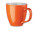PANTHONY porcelain mug, 440 ml - oranzova - variant 