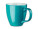 PANTHONY porcelain mug, 440 ml - tyrkys - variant 