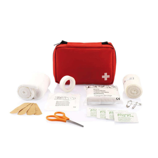 Mail size first aid kit