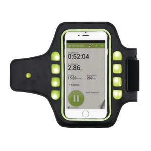 Running holder with LED light