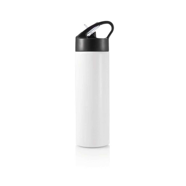 Sport bottle with straw