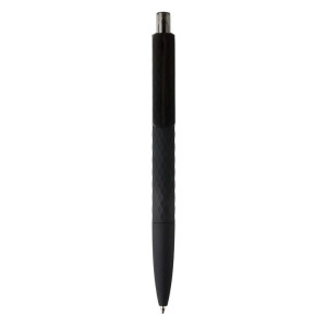 X3, black smooth touch pen - Reklamnepredmety