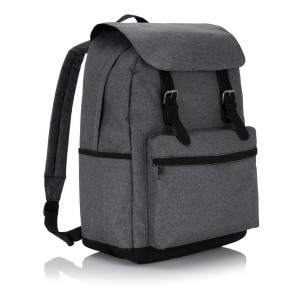 Laptop backpack with magnetic buckle straps - Reklamnepredmety