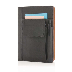 Notebook with phone pocket - Reklamnepredmety