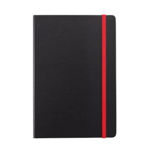 Deluxe hardcover A5 notebook with coloured side - Reklamnepredmety