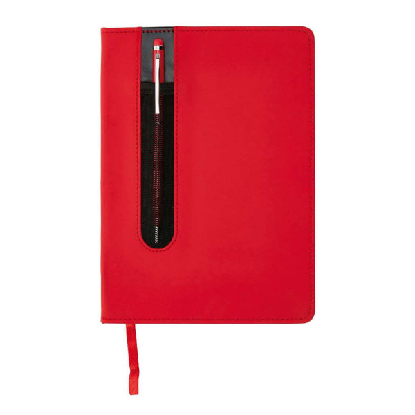 Standard hardcover PU A5 notebook with stylus pen