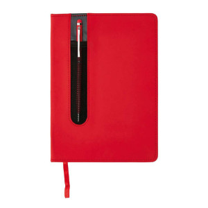 Standard hardcover PU A5 notebook with stylus pen - Reklamnepredmety