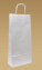 Eco-friendly paper bags for wine with a twisted ear - papierove-biele - variant