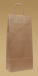 Eco-friendly paper bags for wine with a twisted ear - papierove-hnede - variant
