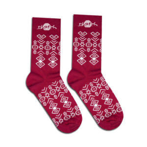 Sweat socks with folk pattern - Reklamnepredmety