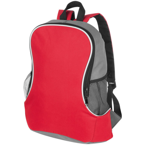 Backpack with side compartments