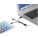 Metal 3-in-1 charging cable with keychain - 13496100_E1 - variant PF 13496100