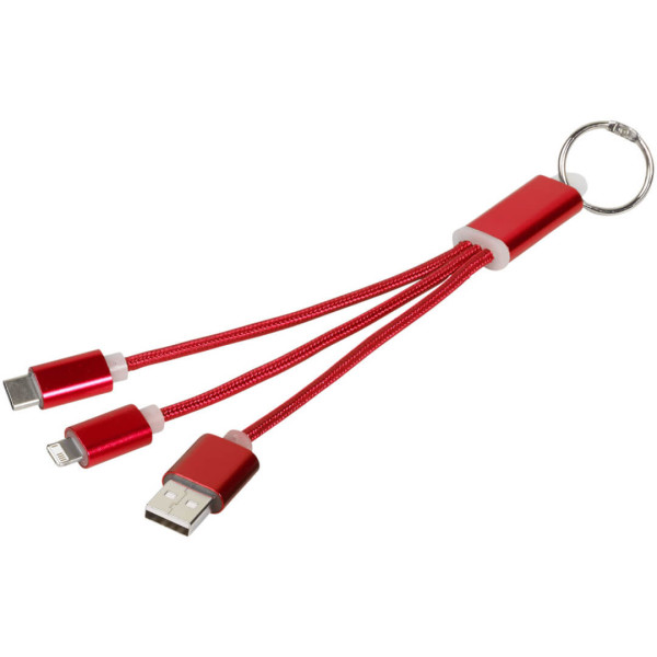 Metal 3-in-1 Charging Cable-BK