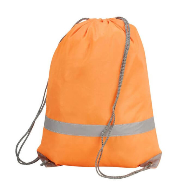 Hi-vis drawstring tote