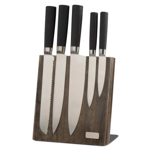 Knife block with 5 kinves - Reklamnepredmety