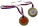 Medal with a label - p00400 - variant
