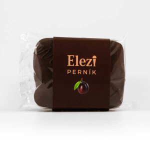 Individually packaged gingerbread decorated with sugar topping