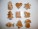 Small decorated home-made Christmas gingerbread, individually wrapped in cellophane - 033 - variant