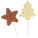 Chocolate lolly star, tree - Christmas motifs - 0416-0417 - variant