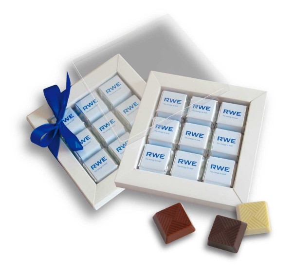 Promotional praline set 9x12,5g