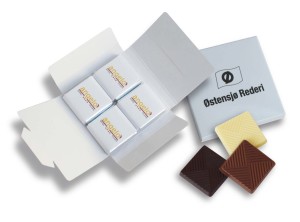 Chocolate set 4x5g - Reklamnepredmety