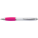 Plastic ballpen with coloured rubber grip, blue ink, - 3018-17 - variant Gi 3018-17