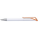 White ballpen with geometric swan neck - 7500-07 - variant Gi 7500-07