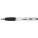 Ballpen with black rubber grip and stylus, Silver - 2430-02 - variant Gi 2430-02