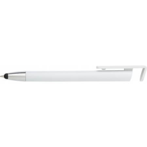 ABS ballpen with phone holder and rubber tip - Reklamnepredmety
